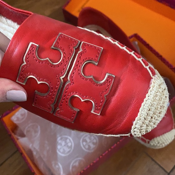Tory Burch Red Ines Espadrille - Picture 5 of 8